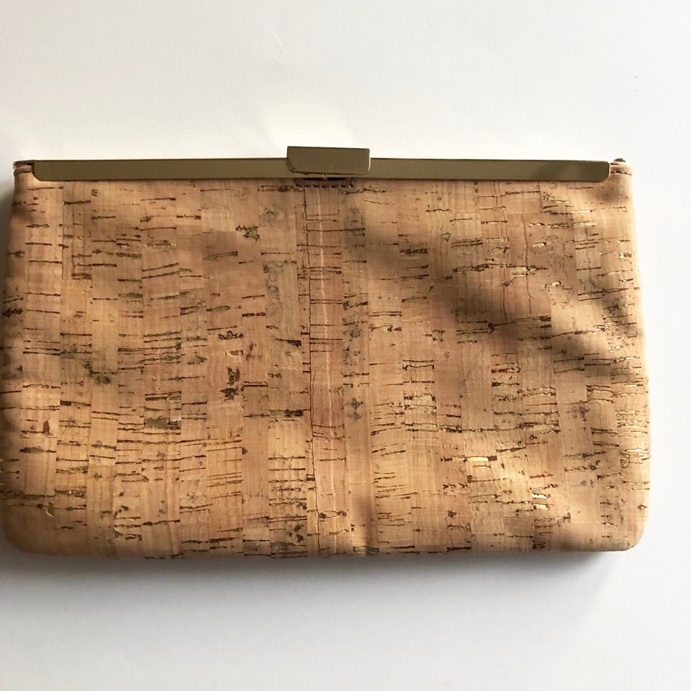 Brand New J. Crew Cork Clutch